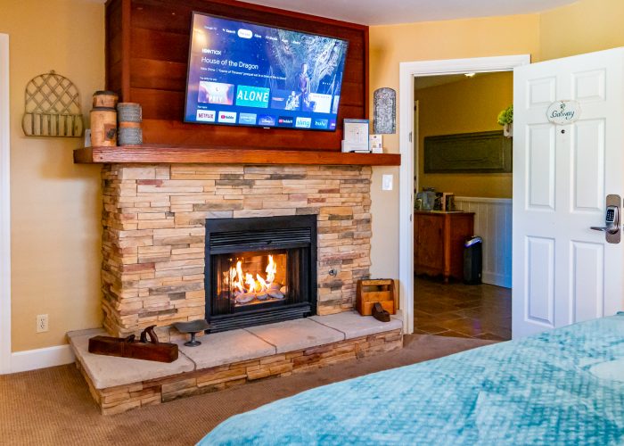 Galway fireplace and smart TV